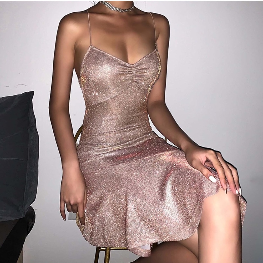 NWT Glitter Glam Dress